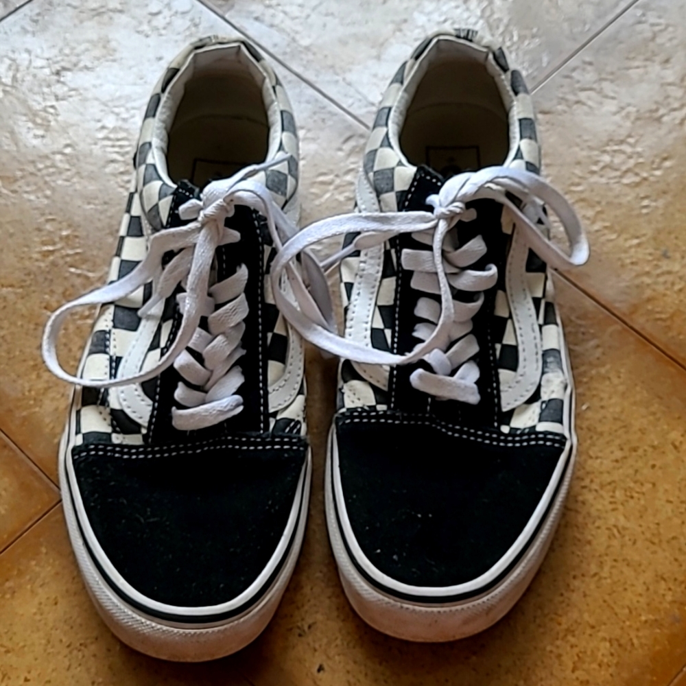 Vans Checkerboard Sneakers Size 8.5